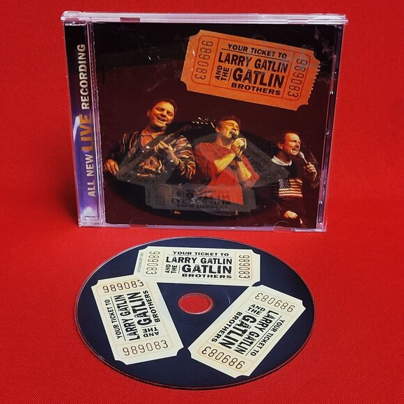 Your Ticket to Larry Gatlin and the Gatlin Brothers CD 2002 Signed - Picture 7 of 9